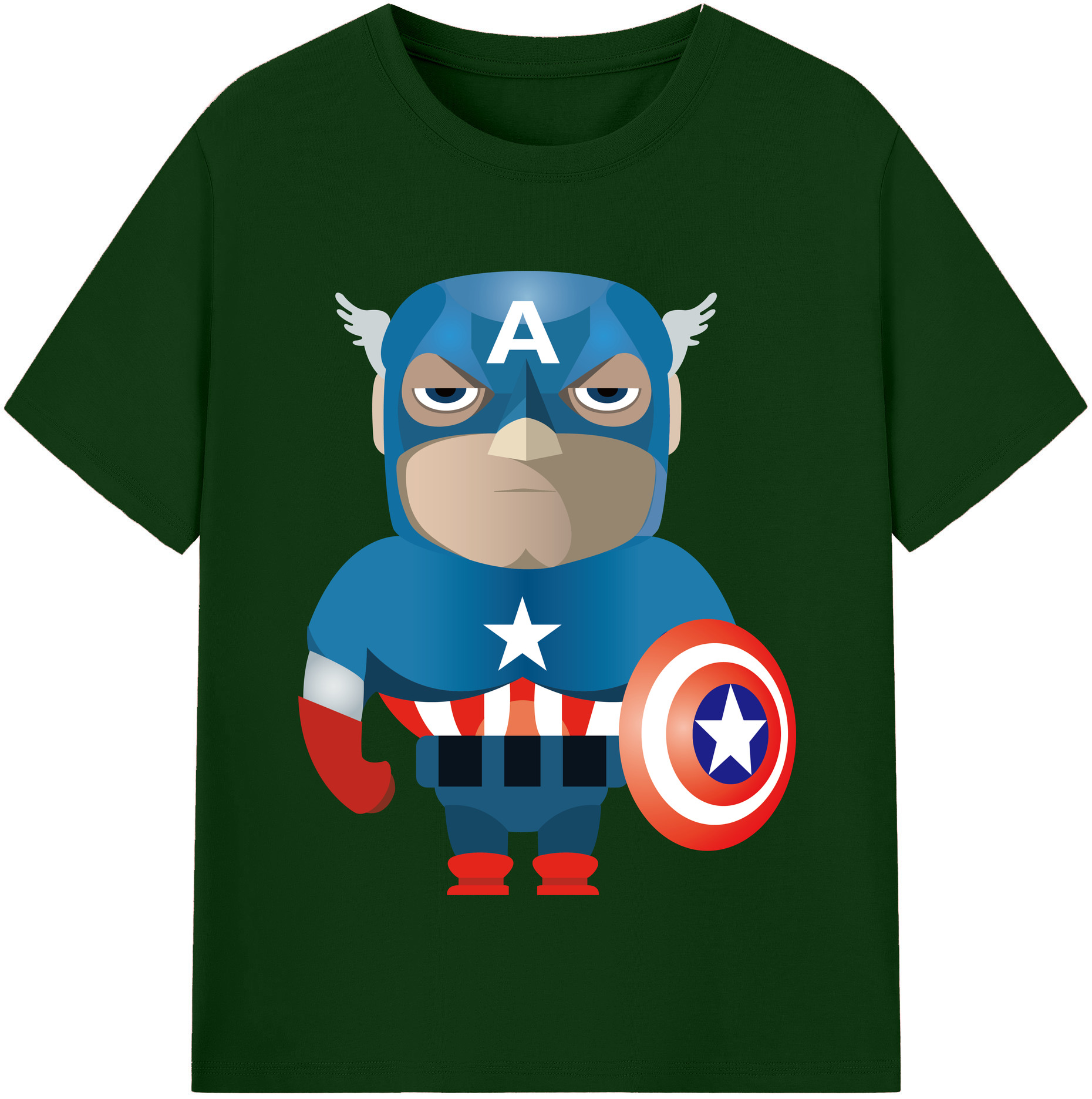 （画像用） アベンジャーズ The Avengers 綿100％半袖Tシャツ（フロントプリント）